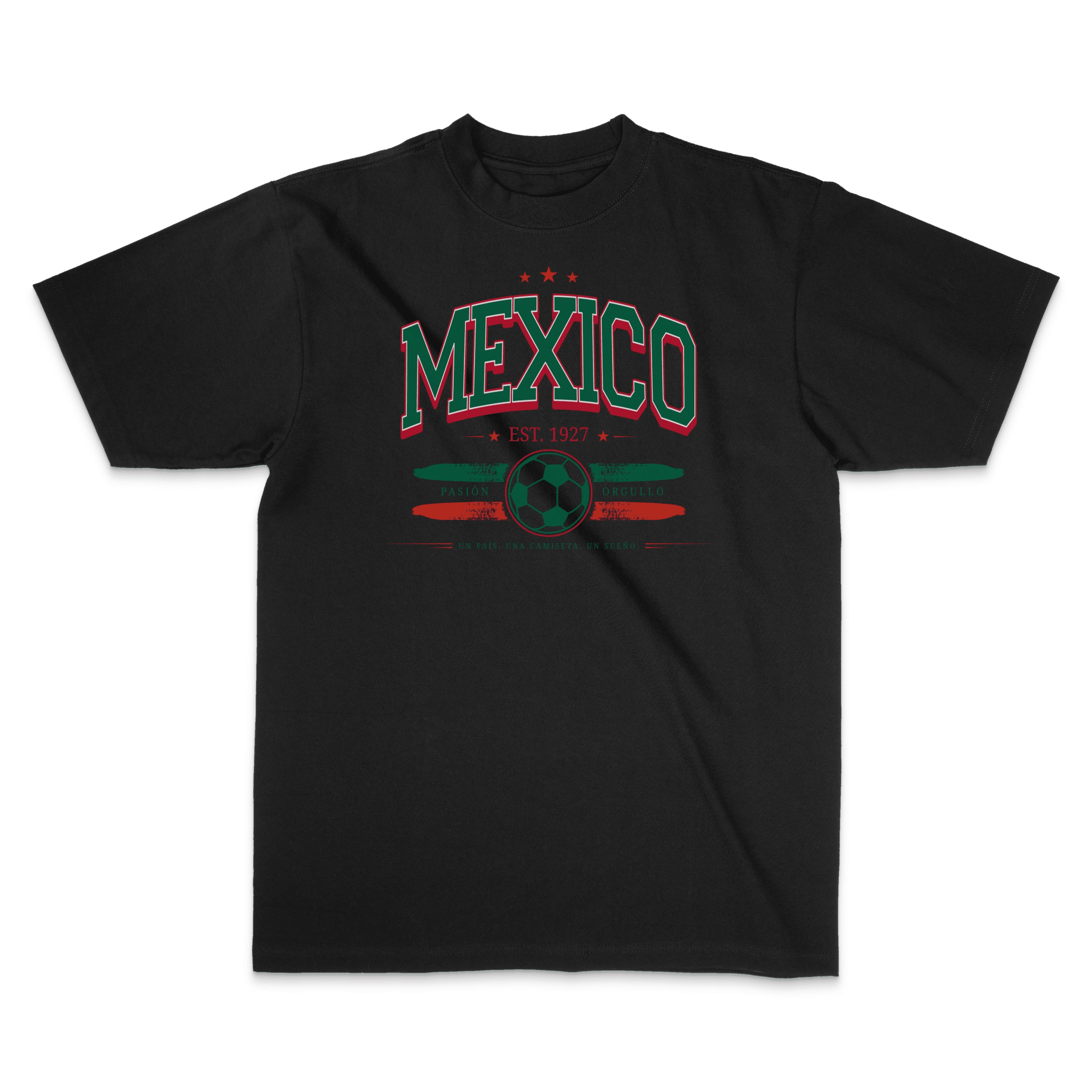 Mexico World Soccer 2026 Pasión y Orgullo Soccer Graphic Tee - Stonk Shark Co.