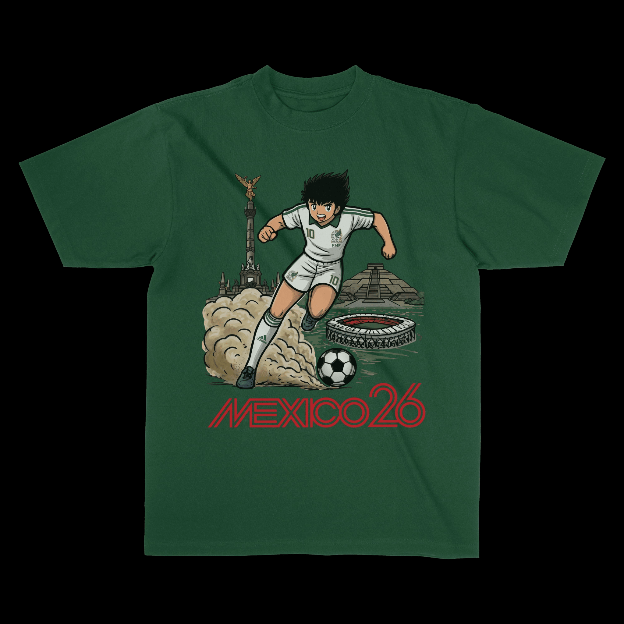 Mexico World Soccer 26 Super Campeones Graphic Tee - Stonk Shark Co.