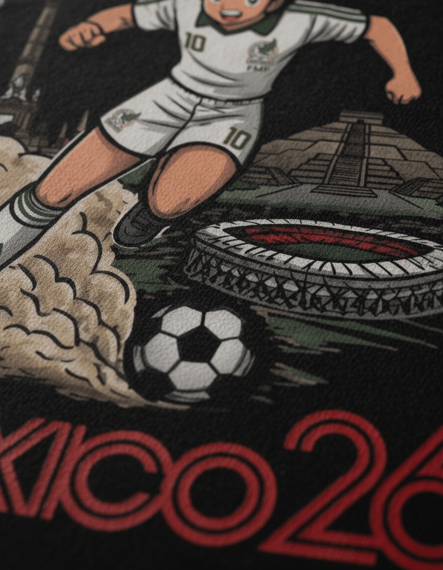 Mexico World Soccer 26 Super Campeones Graphic Tee - Stonk Shark Co.