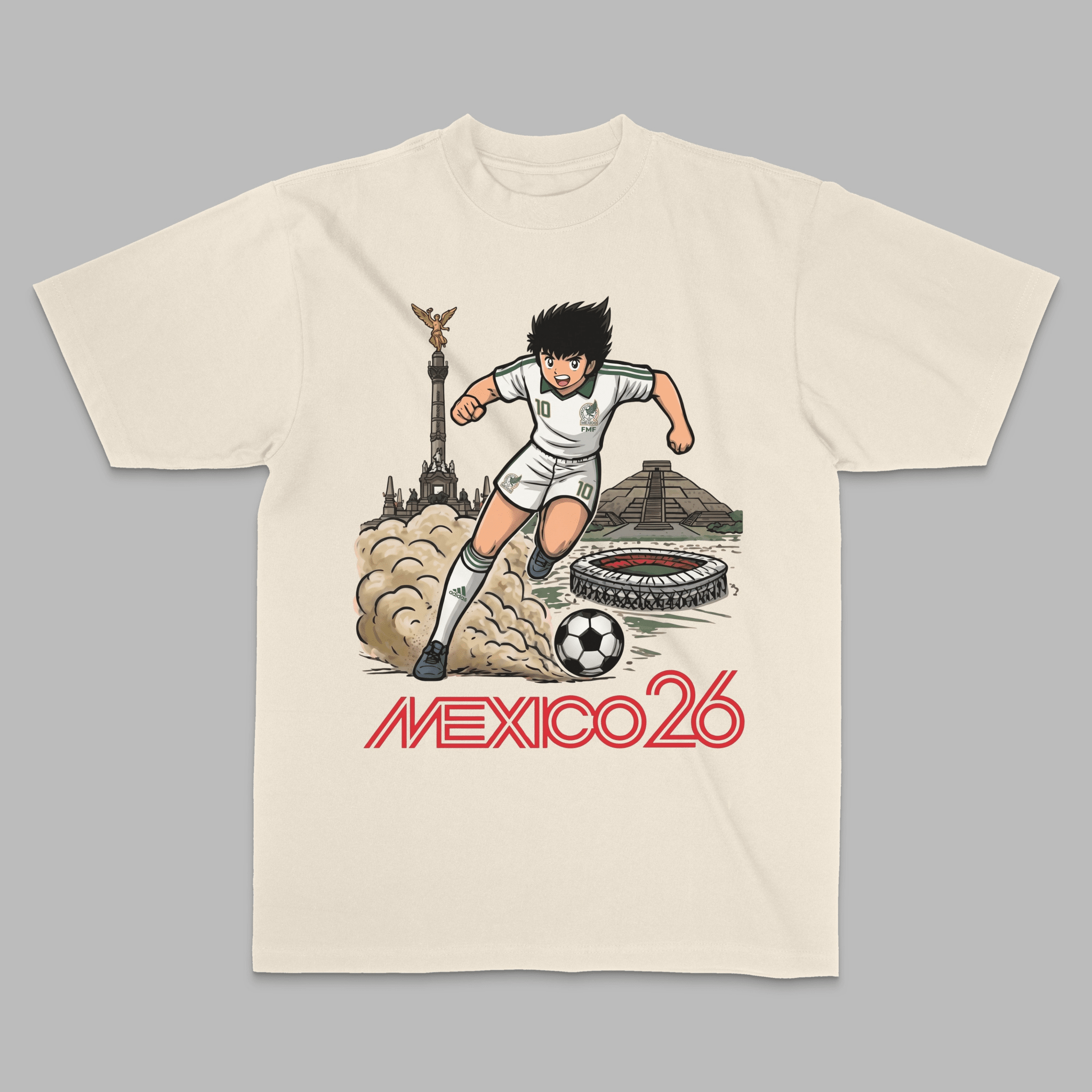 Mexico World Soccer 26 Super Campeones Graphic Tee - Stonk Shark Co.