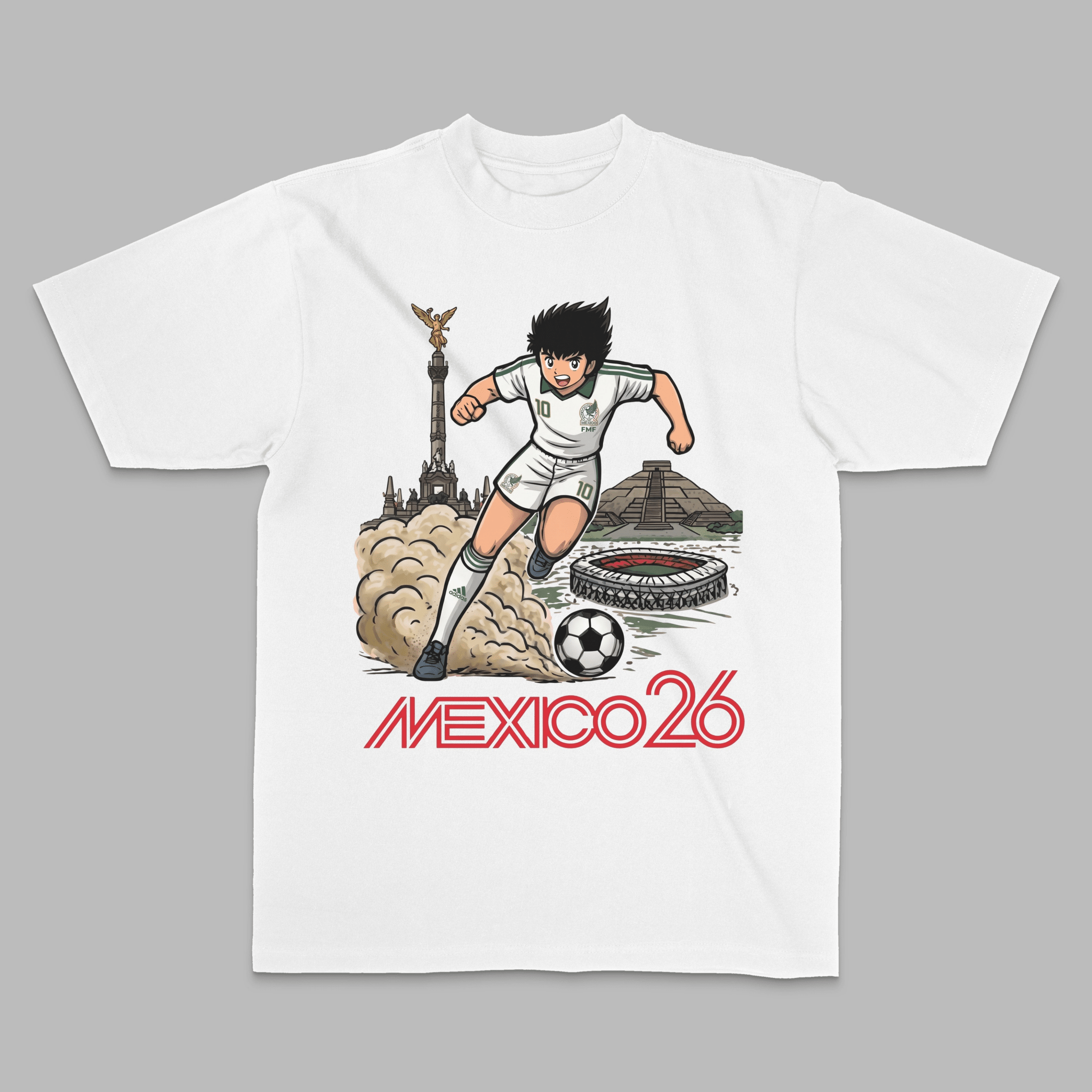 Mexico World Soccer 26 Super Campeones Graphic Tee - Stonk Shark Co.