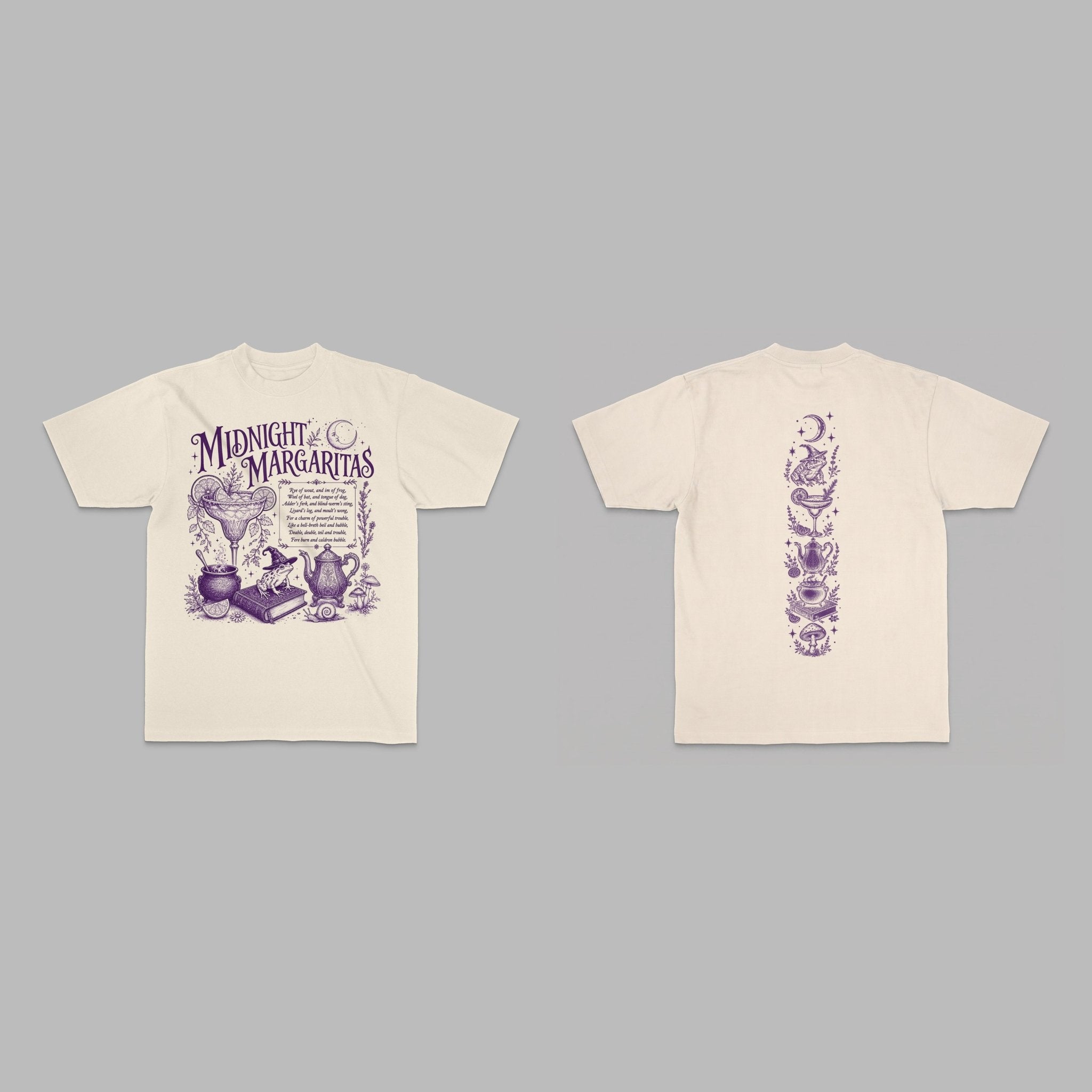Midnight Margaritas Witchy Cocktail Tee - Stonk Shark Co.