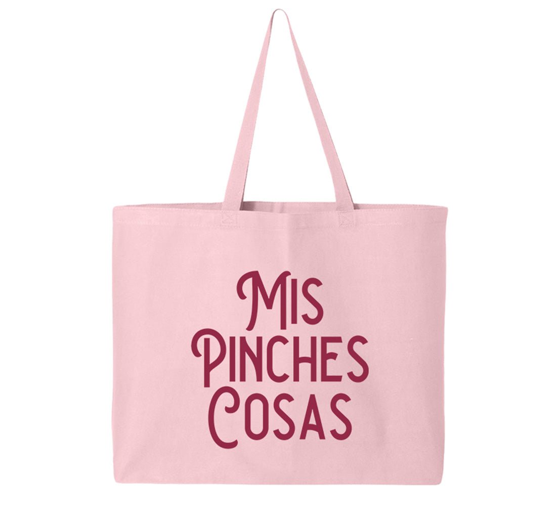 Mis Pinches Cosas Tote Bag – Funny Everyday Canvas Cotton Bag - Stonk Shark Co.