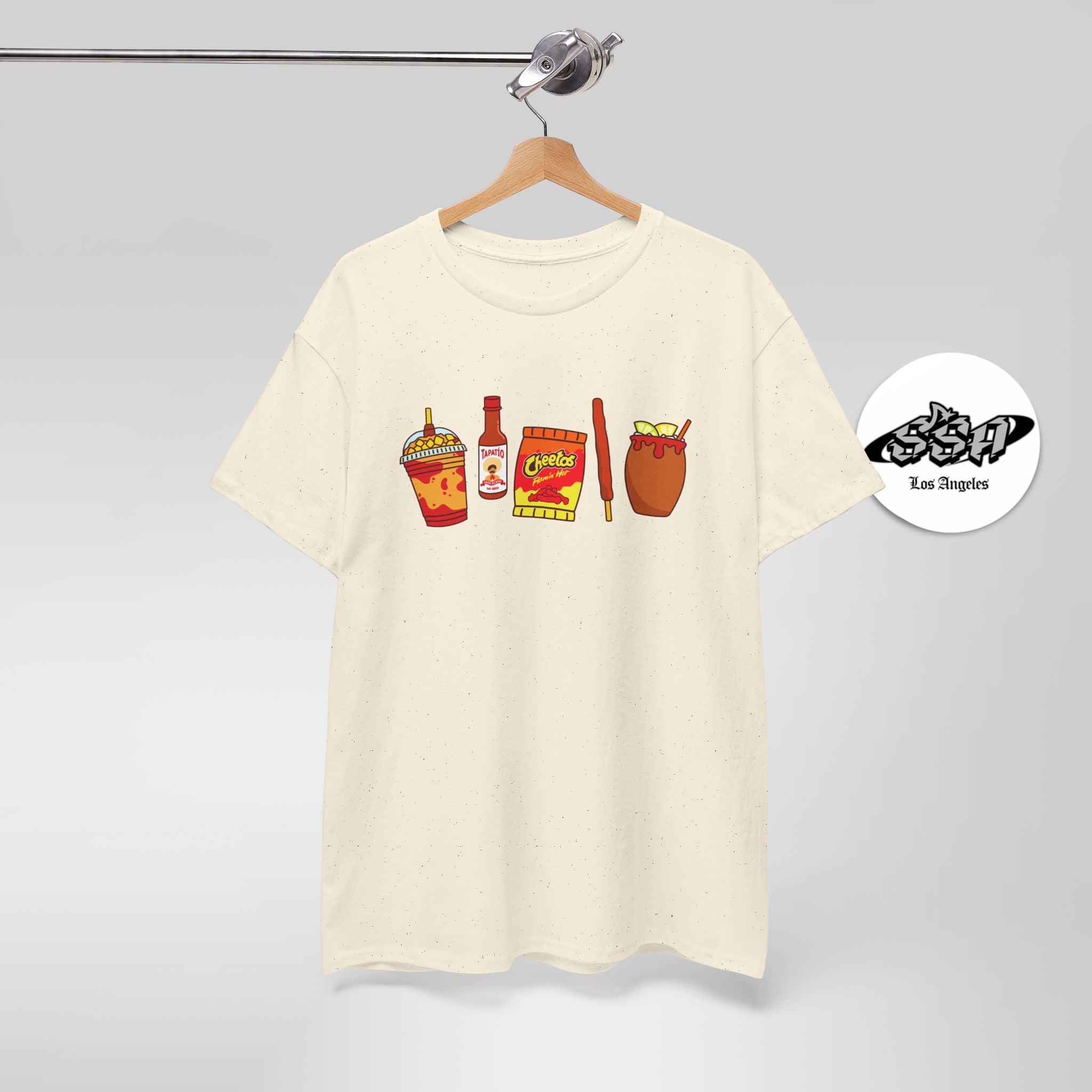 Pa’ Los Picositos T-Shirt – Chamoy, Hot Chips, & Hot Sauce Mexican Snack Tee - Stonk Shark Co.