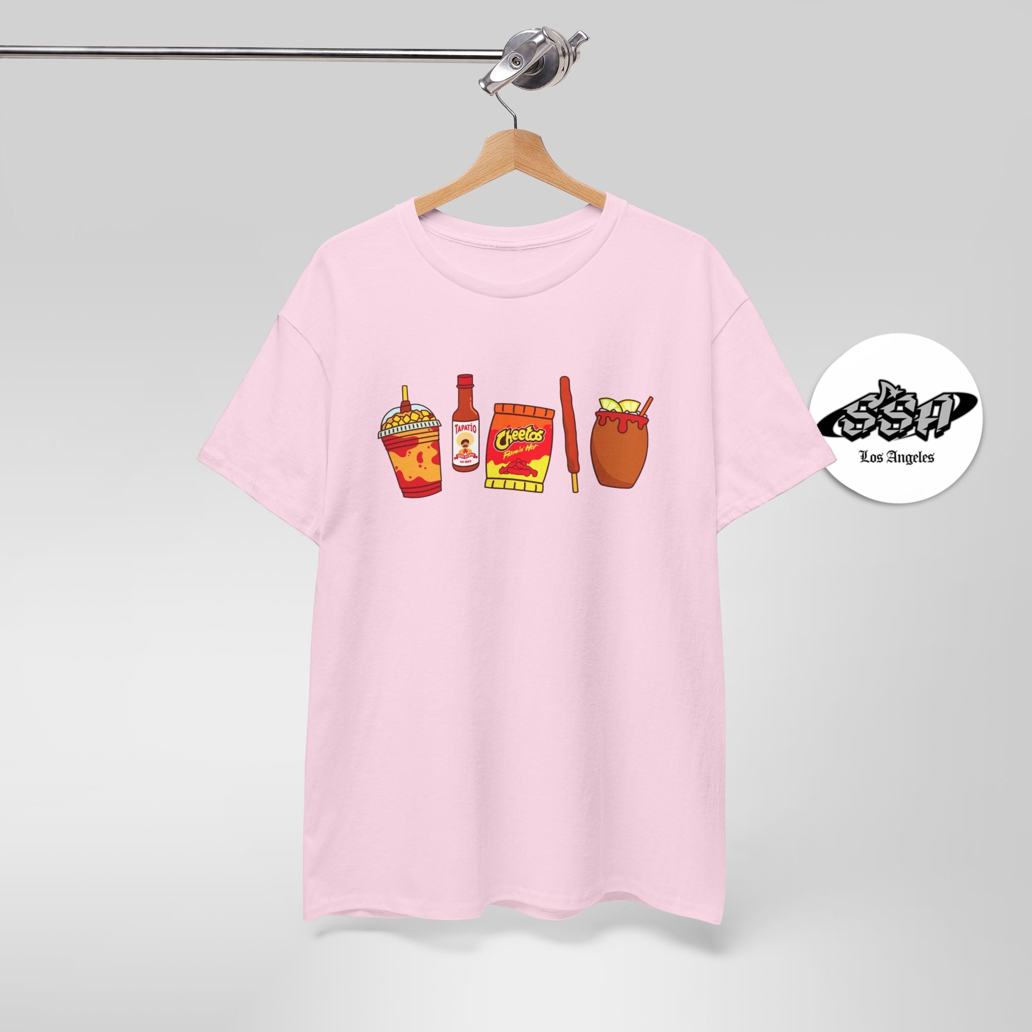 Pa’ Los Picositos T-Shirt – Chamoy, Hot Chips, & Hot Sauce Mexican Snack Tee - Stonk Shark Co.