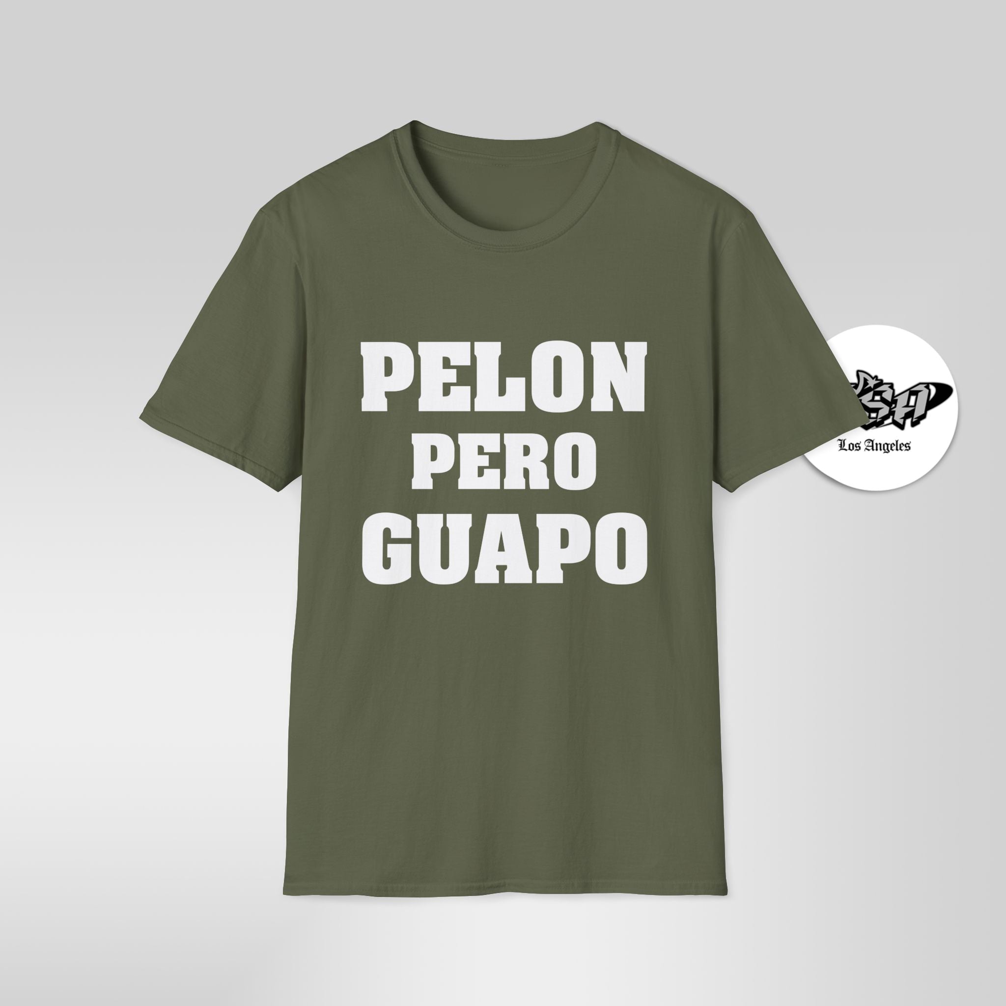 Pelón Pero Guapo – Funny Bald Latino T-Shirt - Stonk Shark Co.