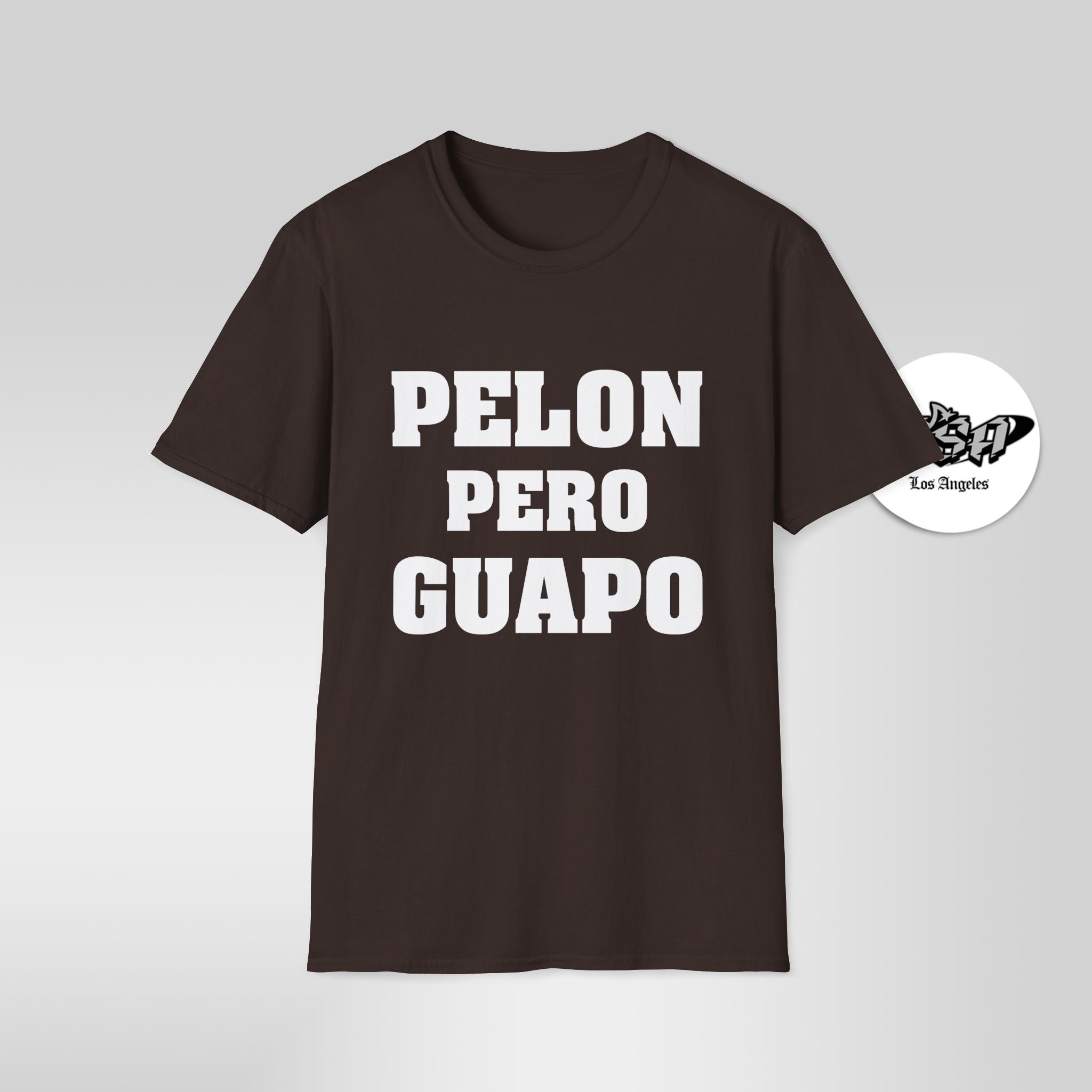 Pelón Pero Guapo – Funny Bald Latino T-Shirt - Stonk Shark Co.