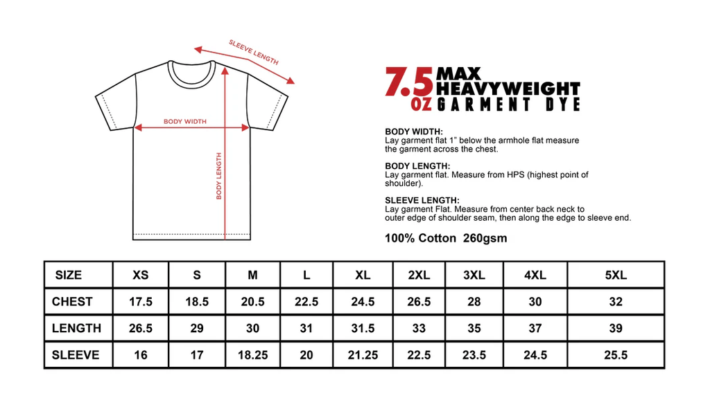 SHAKA WEAR 7.5 OZ Garment Dyed Max Heavyweight Short Sleeve T-Shirt - Stonk Shark Co.