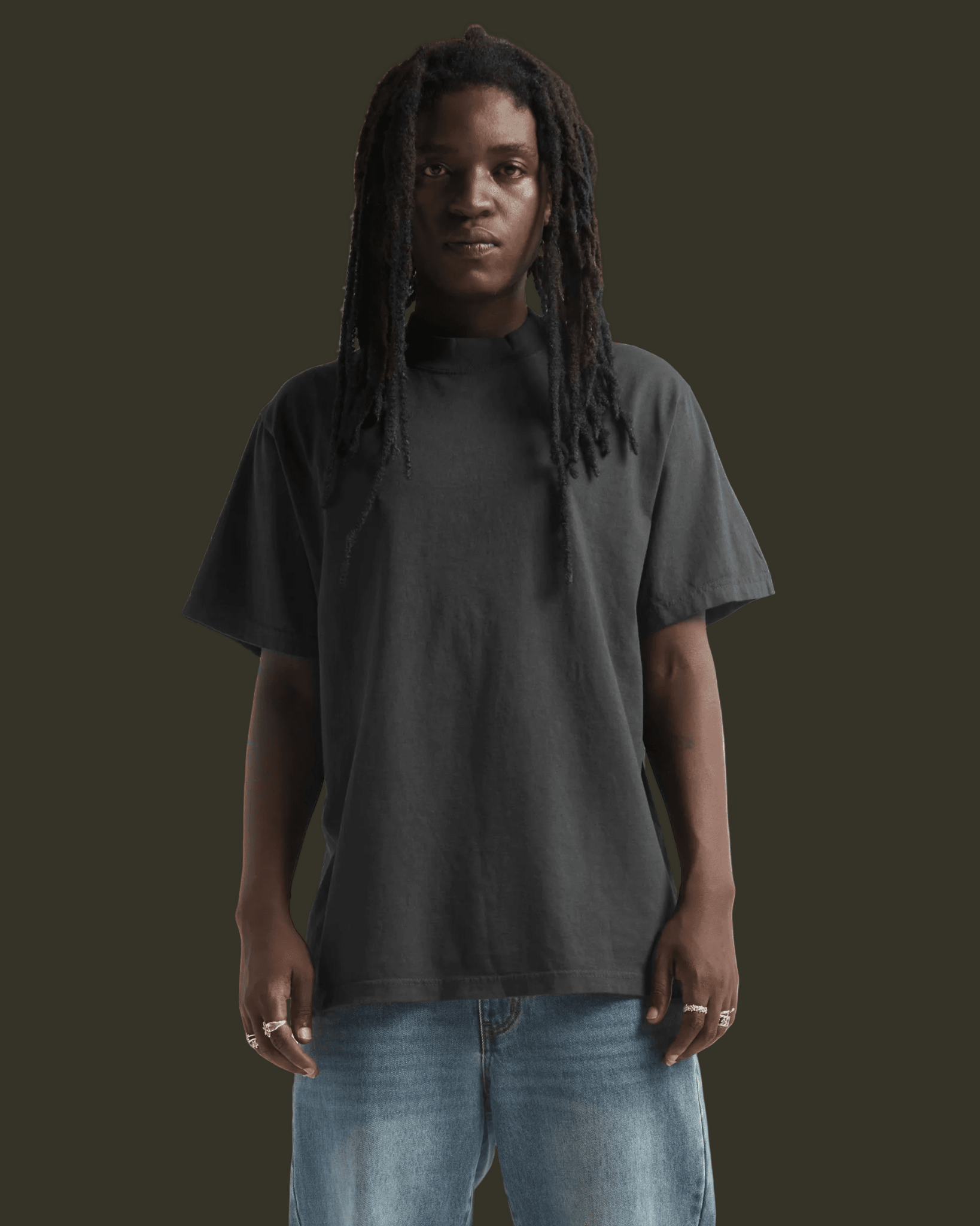 Shaka Wear 7.5oz Garment Dyed Max Weight Oversized Custom T Shirt - Stonk Shark Co.