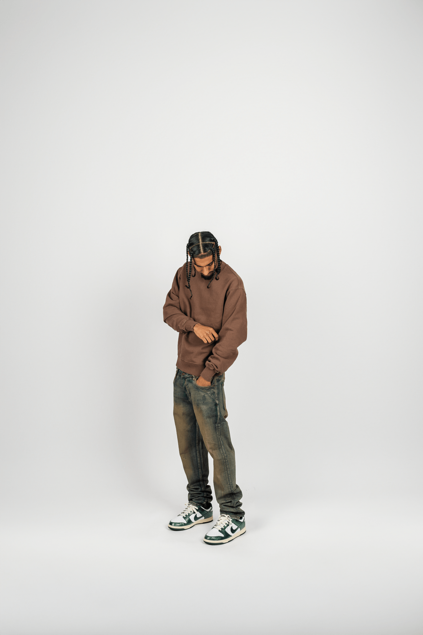 Shaka Wear Garment Dye Crewneck Sweatshirt - Stonk Shark Co.