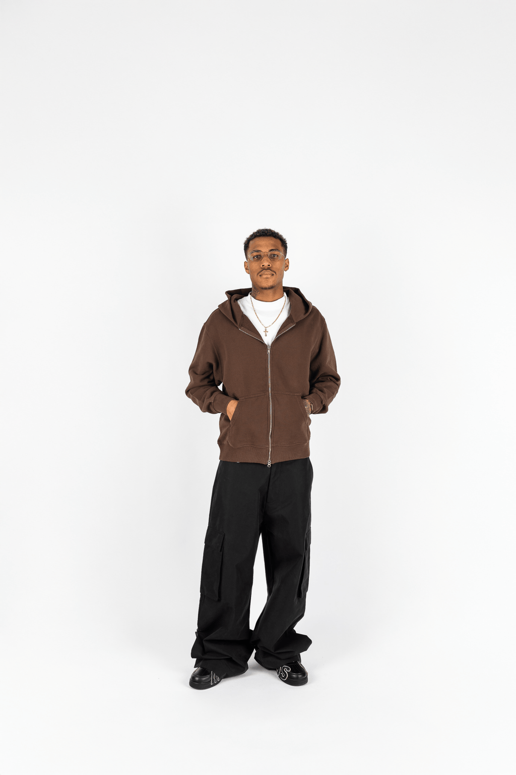 Shaka Wear Garment Dye Zip Up Fleece Hoodie - Stonk Shark Co.
