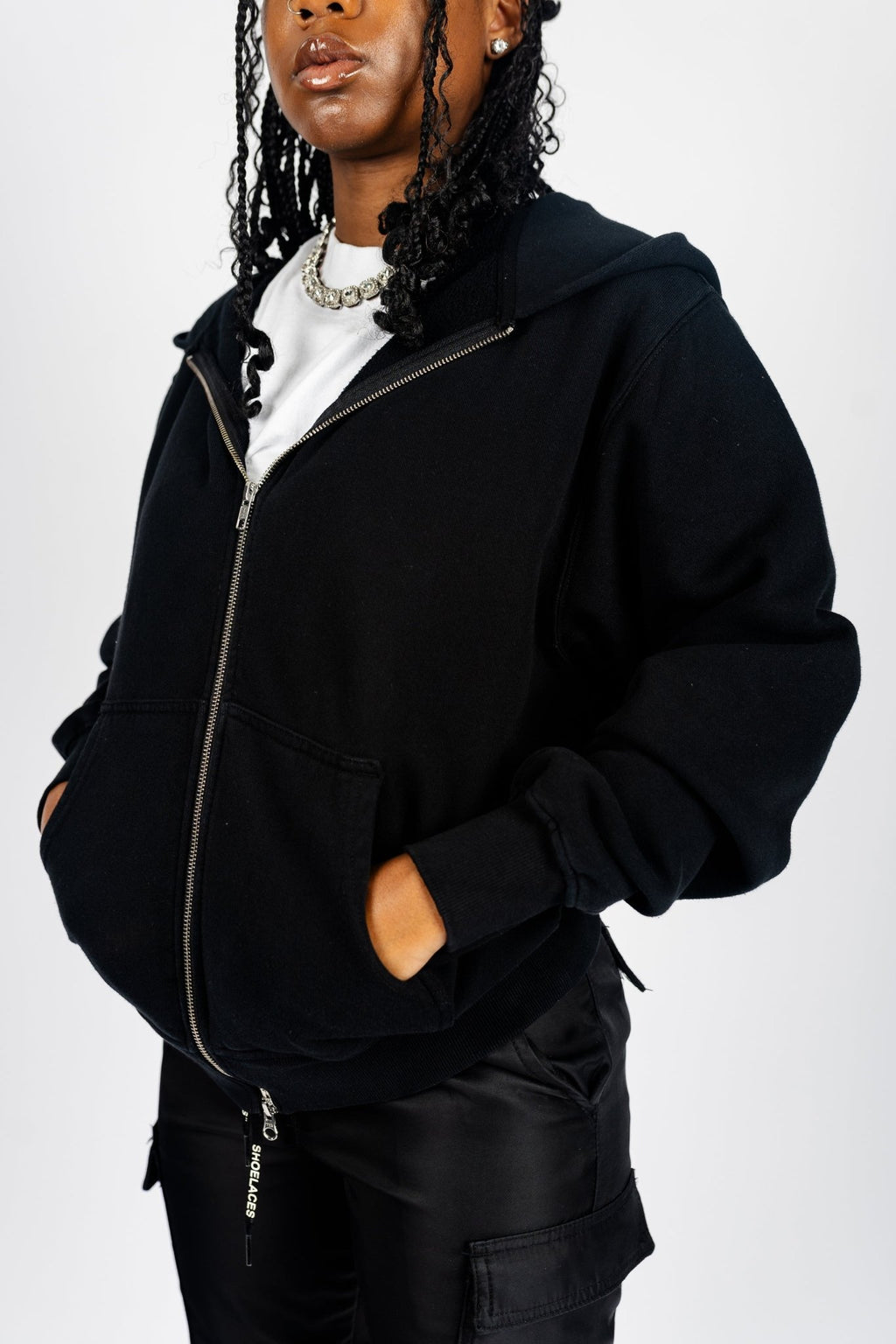 Shaka Wear Garment Dye Zip Up Fleece Hoodie - Stonk Shark Co.