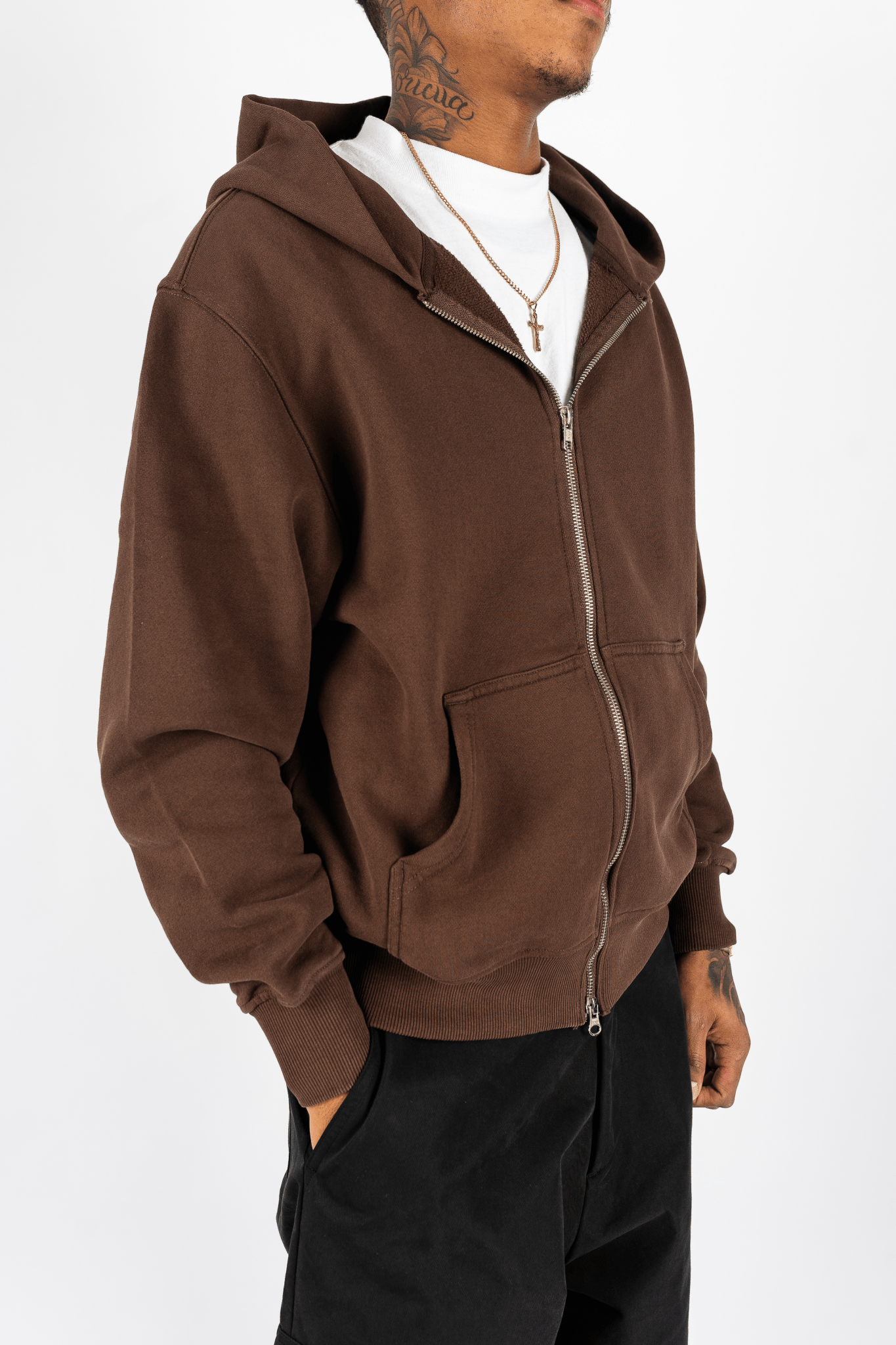 Shaka Wear Garment Dye Zip Up Fleece Hoodie - Stonk Shark Co.
