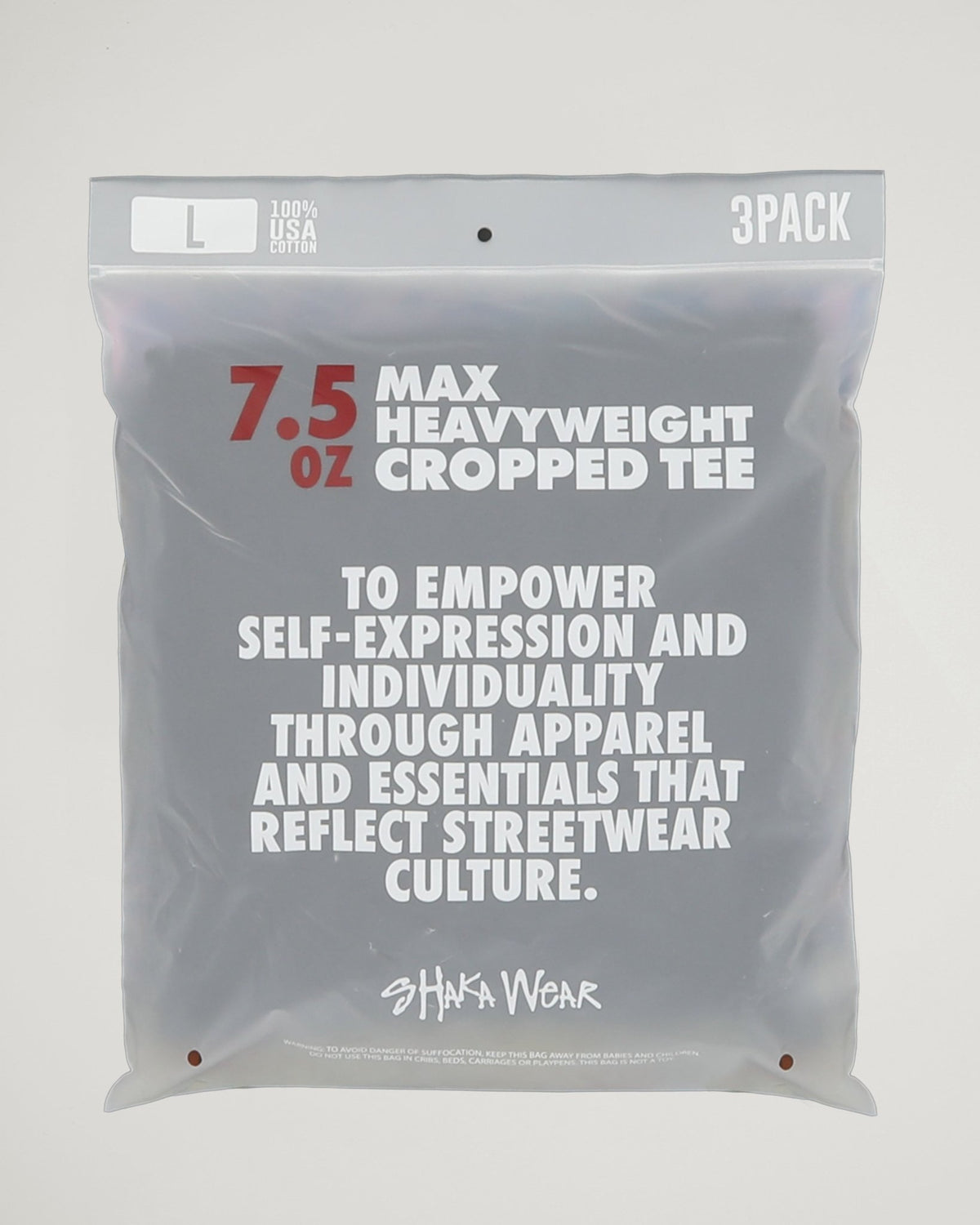 SHAKA WEAR | Max Heavyweight Cropped Tee 3-Pack - Stonk Shark Co.
