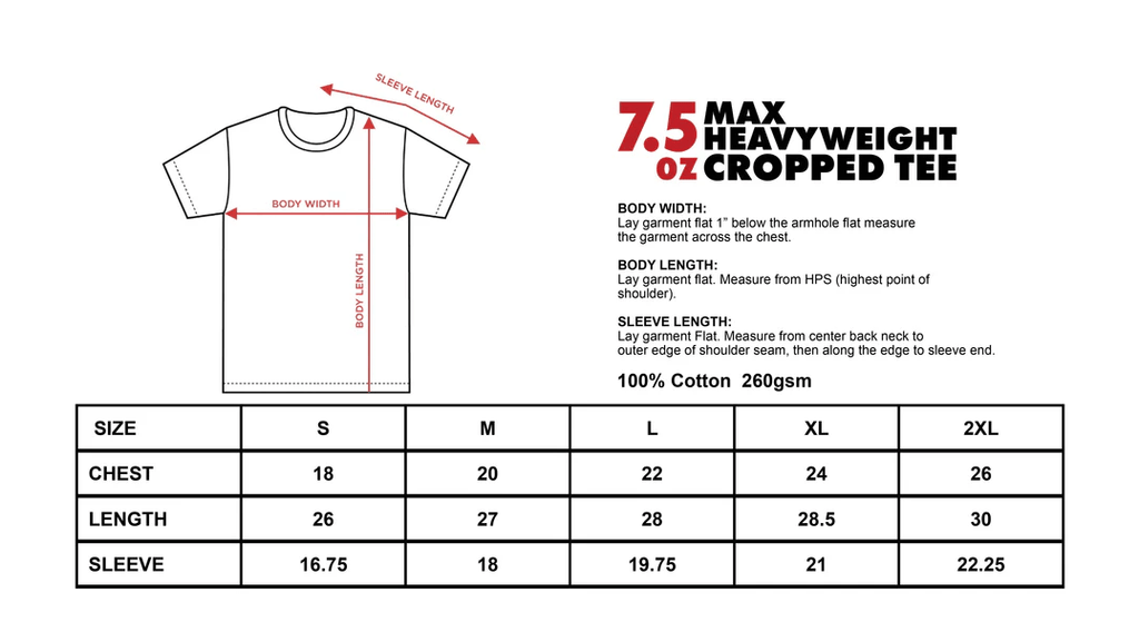 SHAKA WEAR | Max Heavyweight Cropped Tee - Stonk Shark Co.