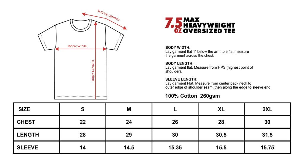 SHAKA WEAR | Max Heavyweight Oversized Tee - Stonk Shark Co.