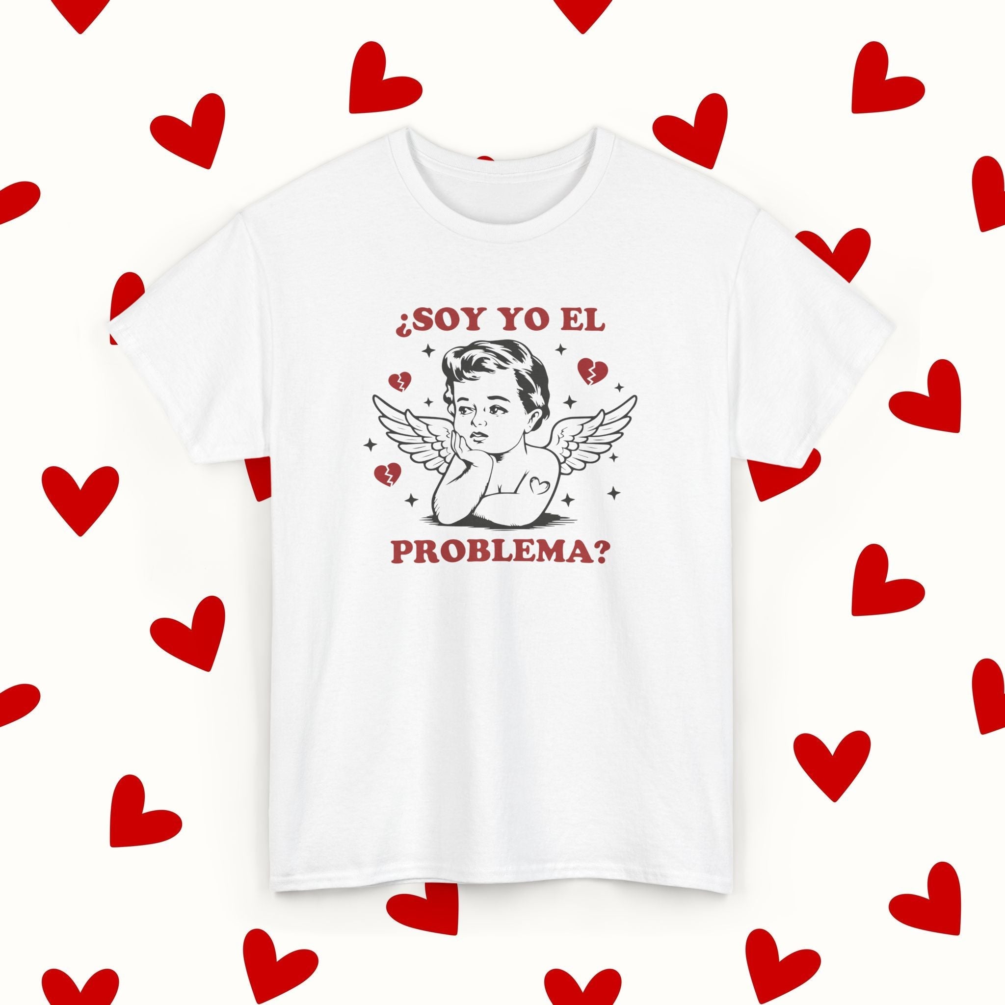 ¿Soy Yo El Problema? Funny Spanish Quote Angel T-Shirt - Stonk Shark Co.