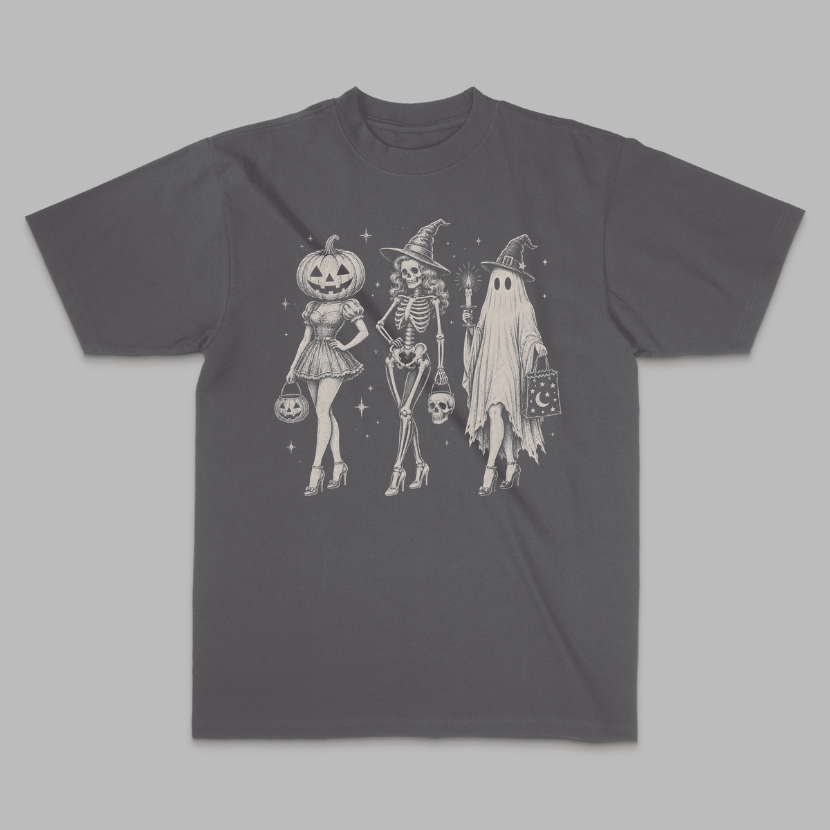Spooky Season Squad Graphic Tee - Stonk Shark Co.