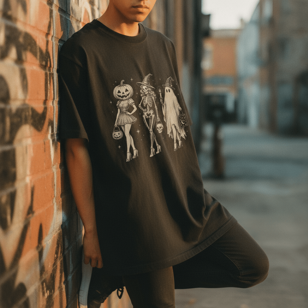 Spooky Season Squad Graphic Tee - Stonk Shark Co.