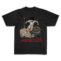 Mexico 26 Anime Soccer Graphic Tee — Black