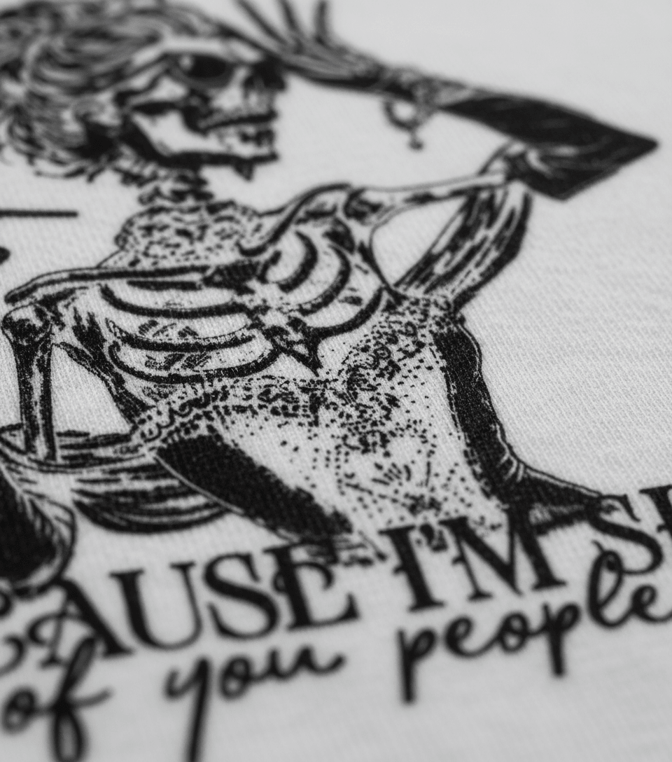 Taking A Sick Day Skeleton Graphic Tee - Stonk Shark Co.