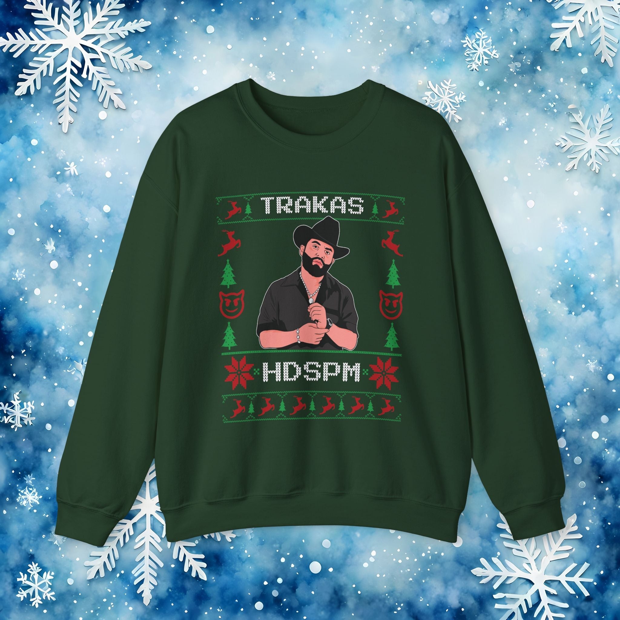 Trakas HSDPM Ugly Christmas Sweater – Belicon Style Sweatshirt - Stonk Shark Co.