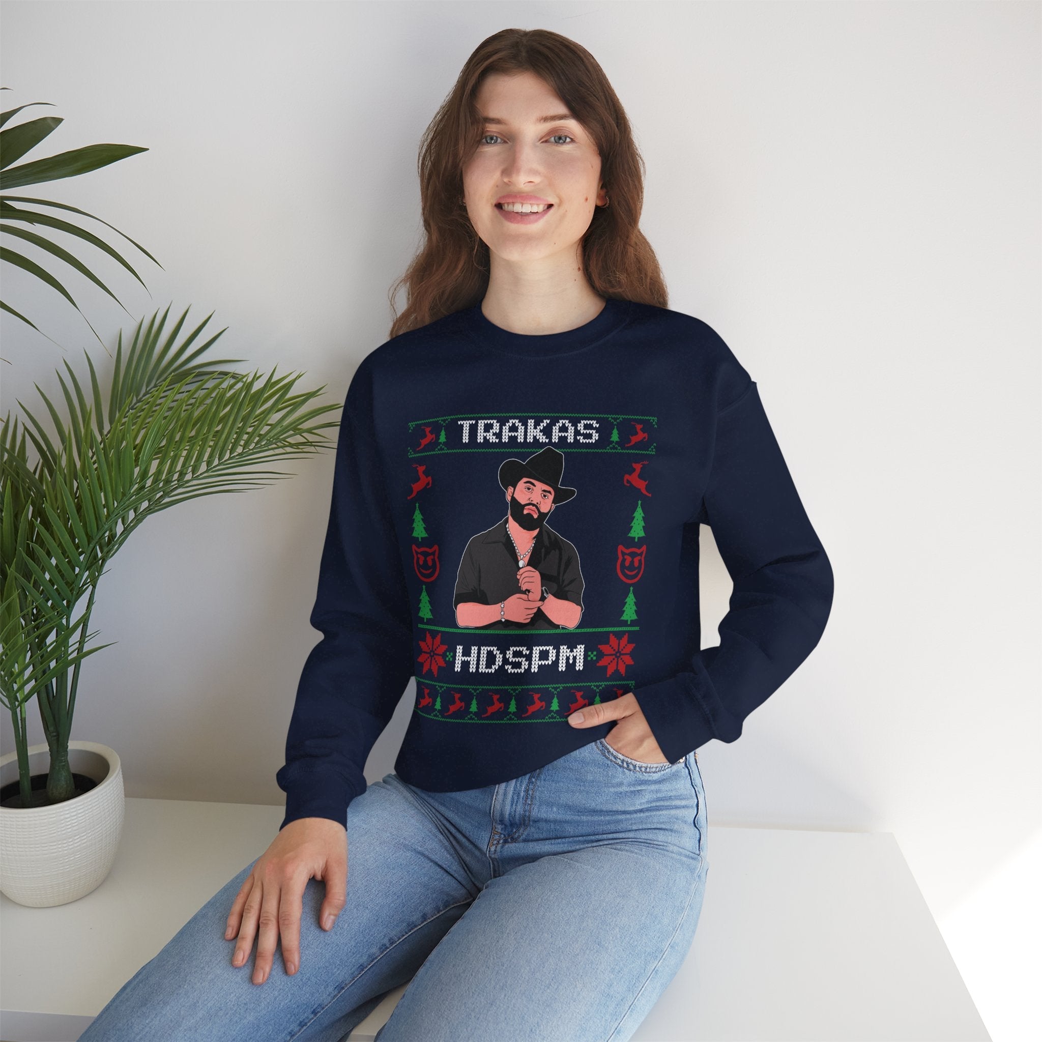 Trakas HSDPM Ugly Christmas Sweater – Belicon Style Sweatshirt - Stonk Shark Co.