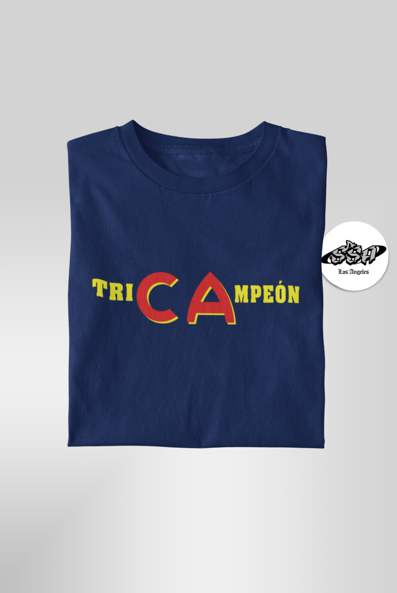 Tricampeón Futbol– Mexican Soccer Tee - Stonk Shark Co.