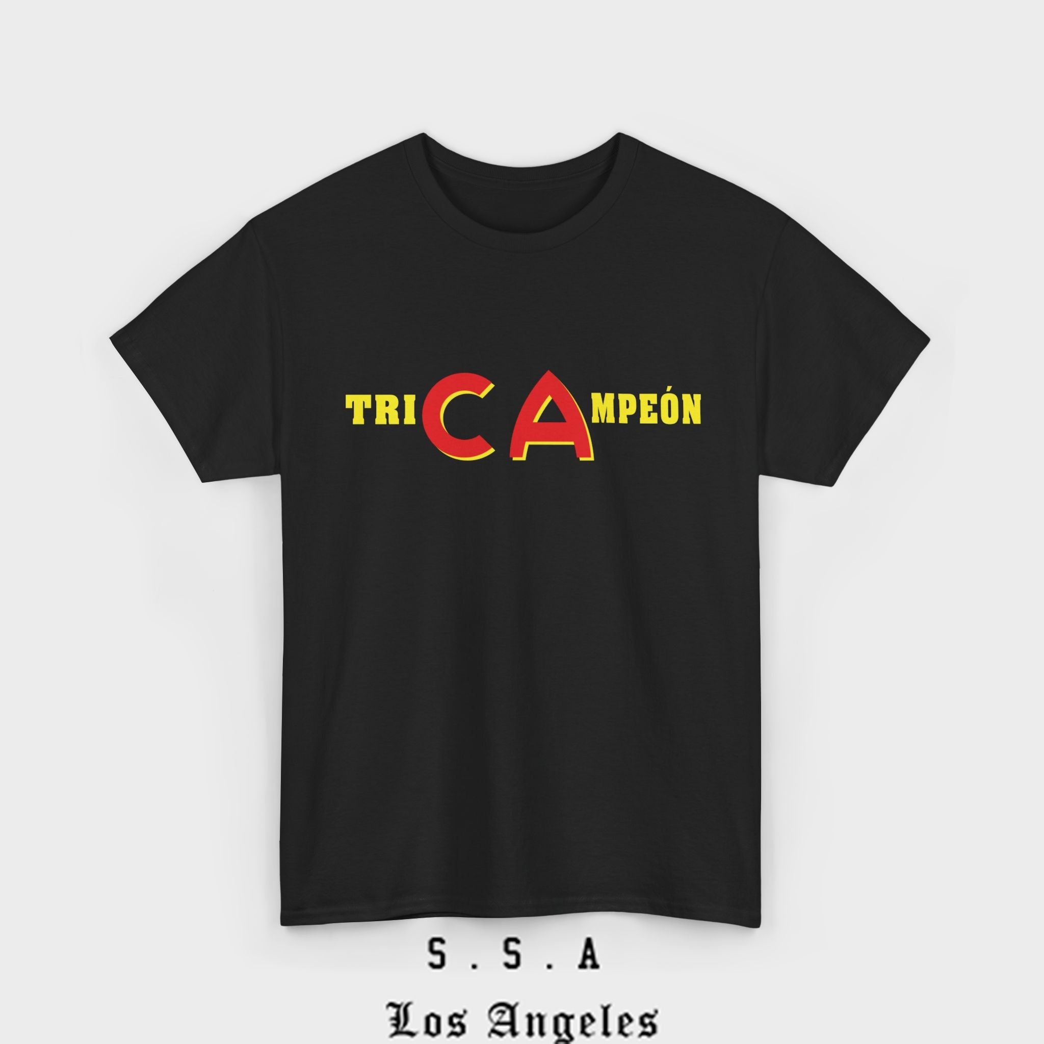 Tricampeón Futbol– Mexican Soccer Tee - Stonk Shark Co.