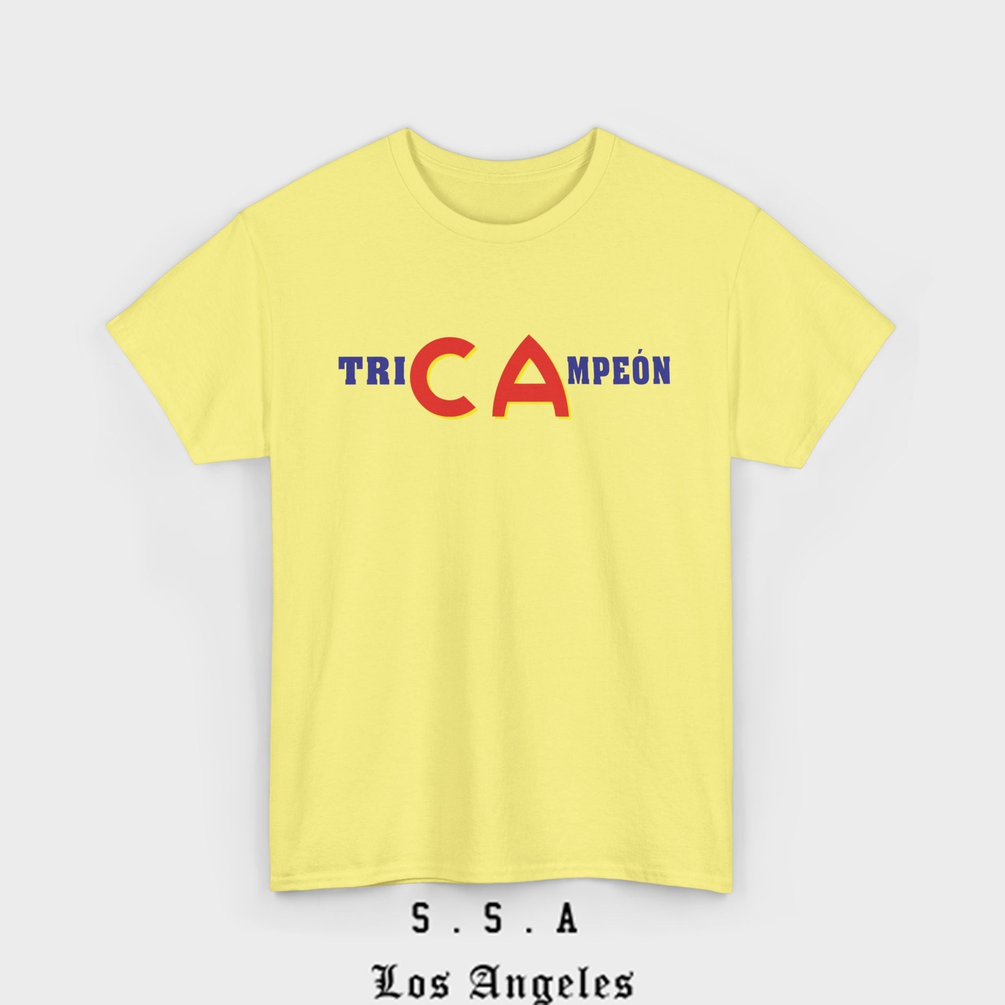 Tricampeón Futbol– Mexican Soccer Tee - Stonk Shark Co.