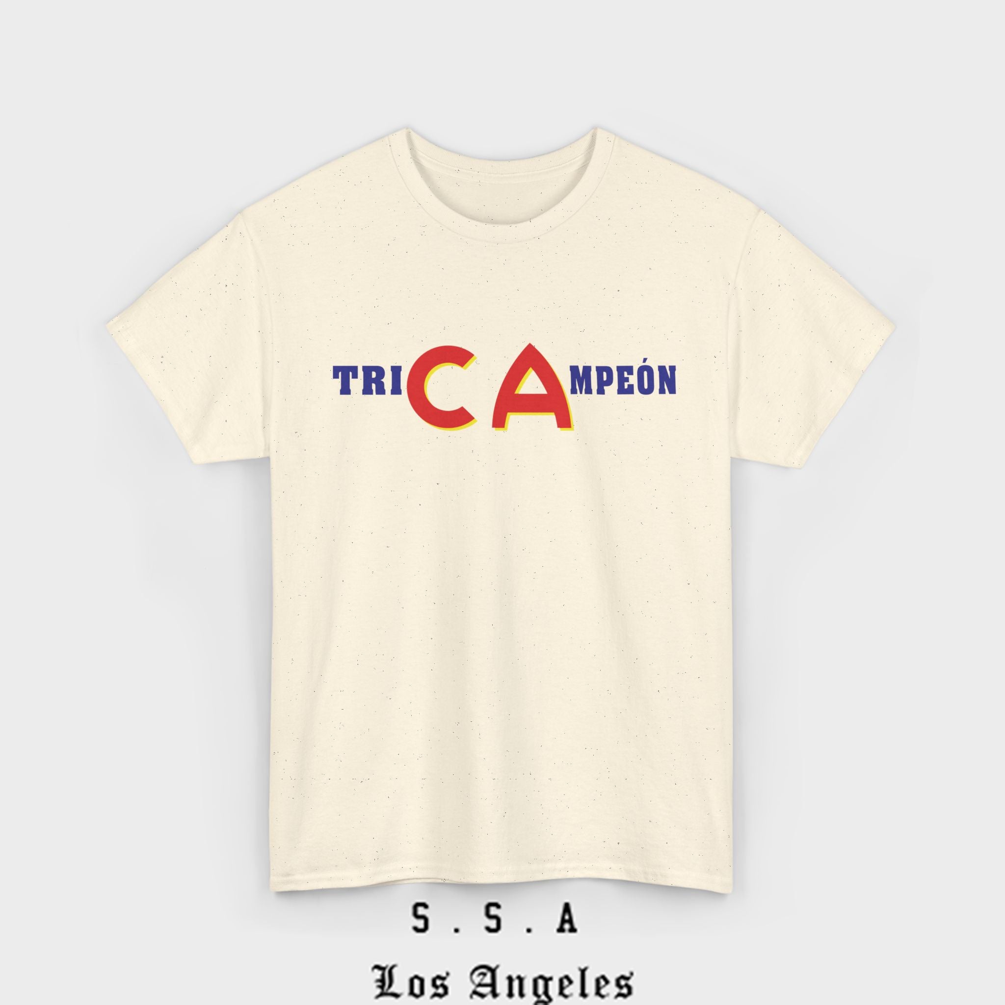 Tricampeón Futbol– Mexican Soccer Tee - Stonk Shark Co.
