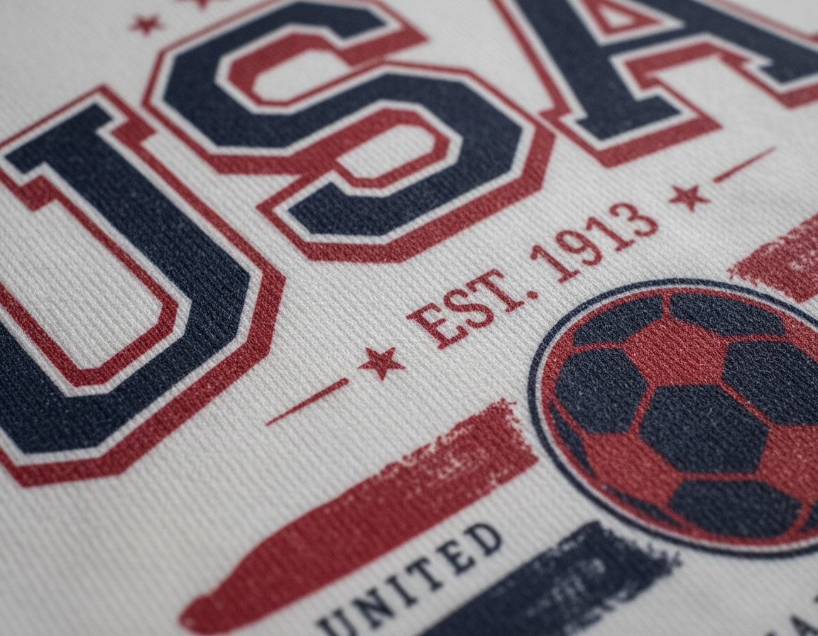 USA Soccer United We Stand Graphic Tee — Close-up