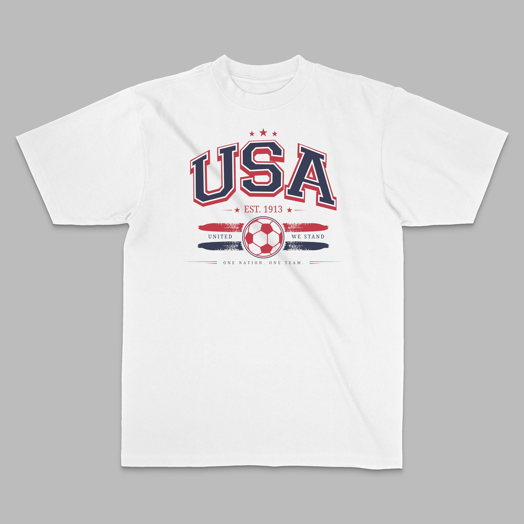 USA World Soccer 2026 United We Stand Graphic Tee - Stonk Shark Co.