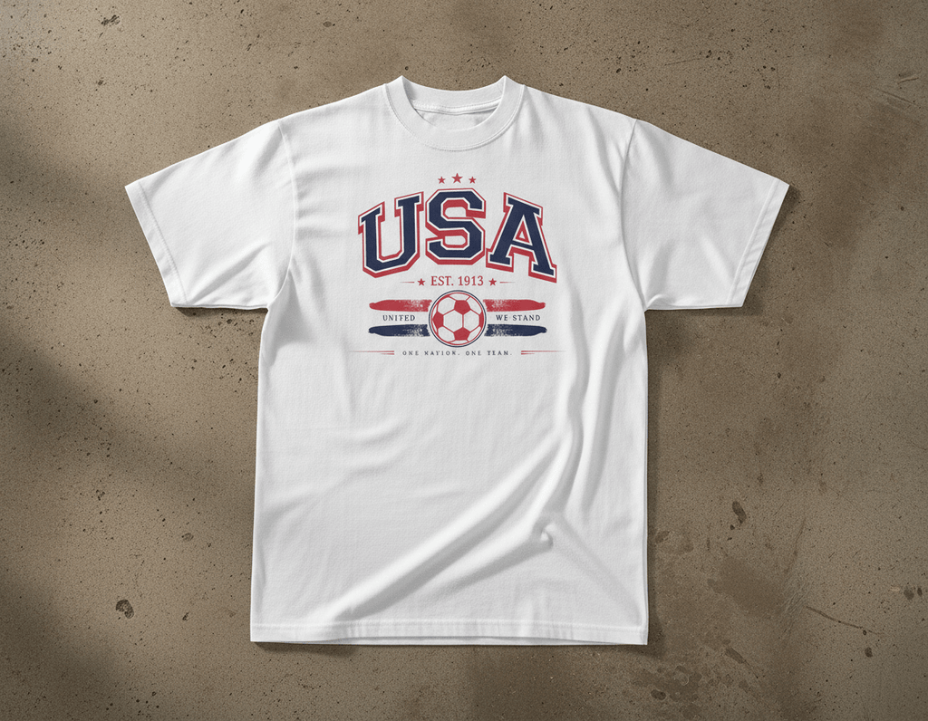 USA World Soccer 2026 United We Stand Graphic Tee - Stonk Shark Co.