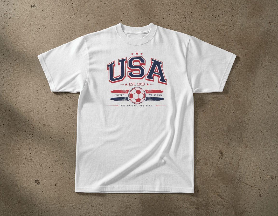 USA World Soccer 2026 United We Stand Graphic Tee - Stonk Shark Co.