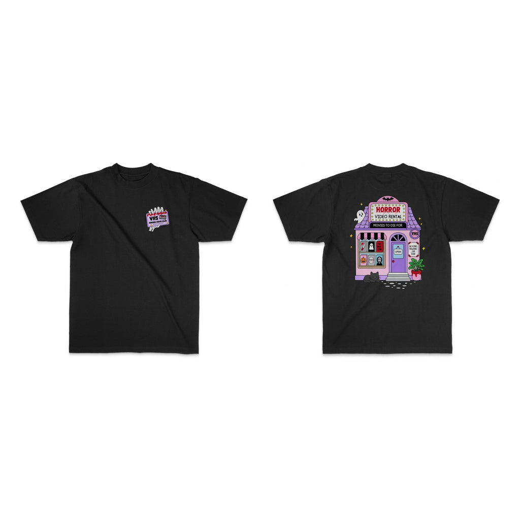 VHS Horror Movie Club Women's Graphic Tee - Stonk Shark Co.