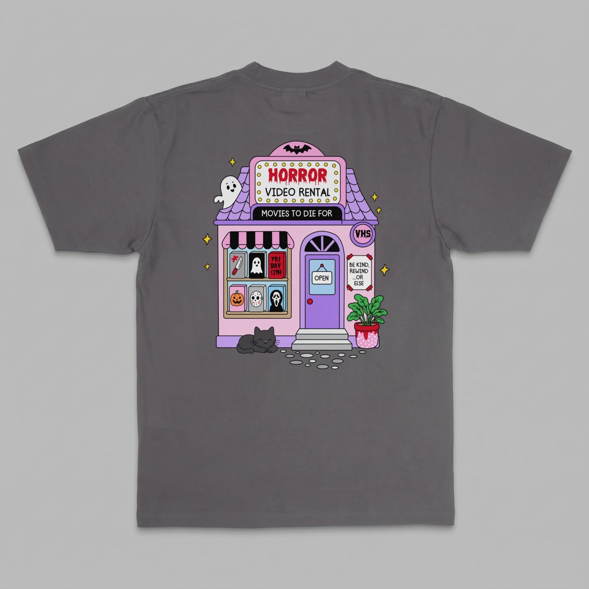 VHS Horror Movie Club Women's Graphic Tee - Stonk Shark Co.