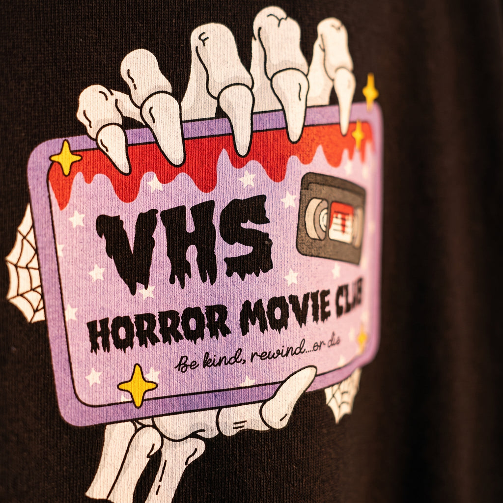 VHS Horror Movie Club Women's Graphic Tee - Stonk Shark Co.