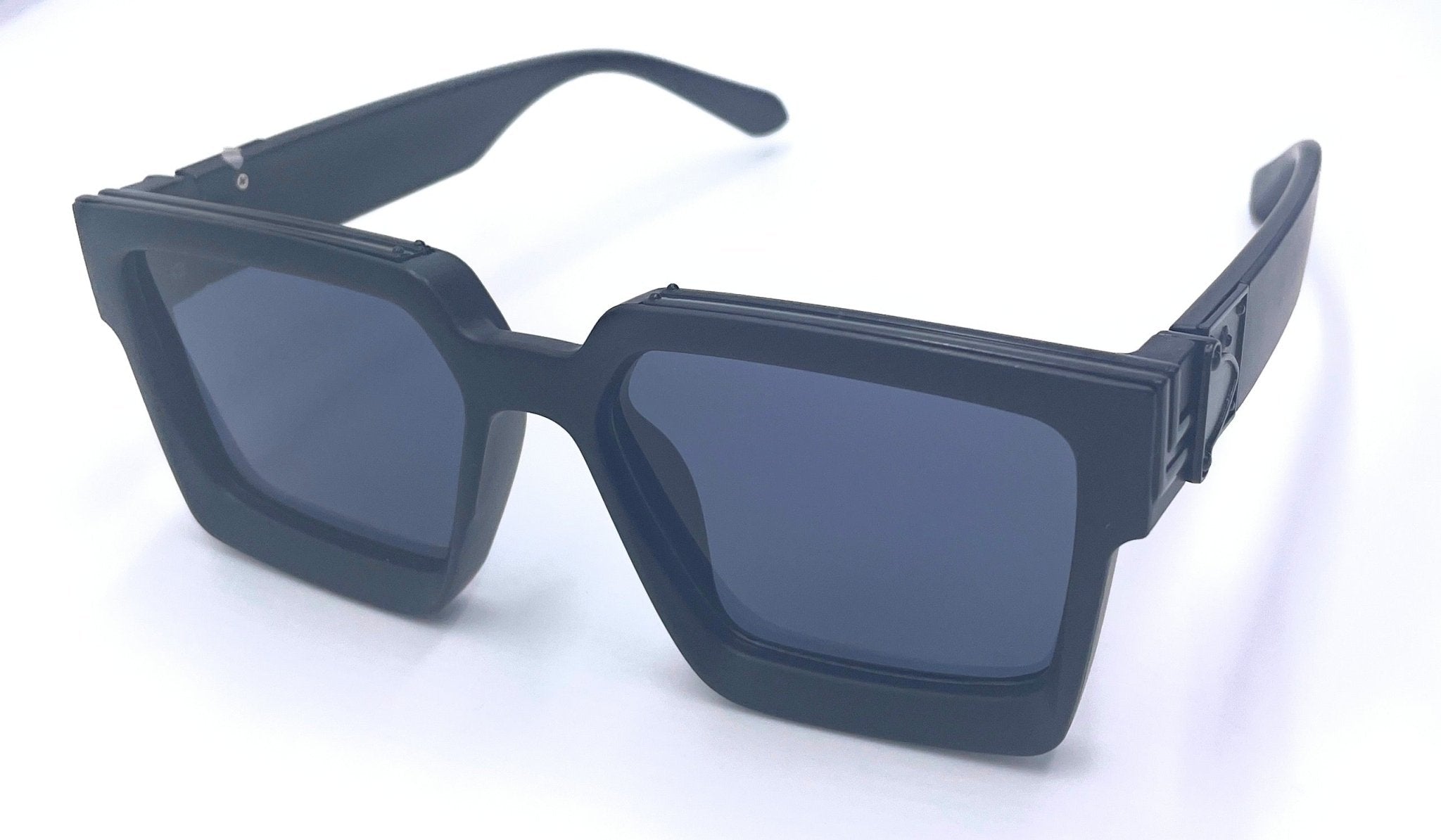 Retro Square Trillionaire Thick Frame Fashion Sunglasses - Stonk Shark Co.