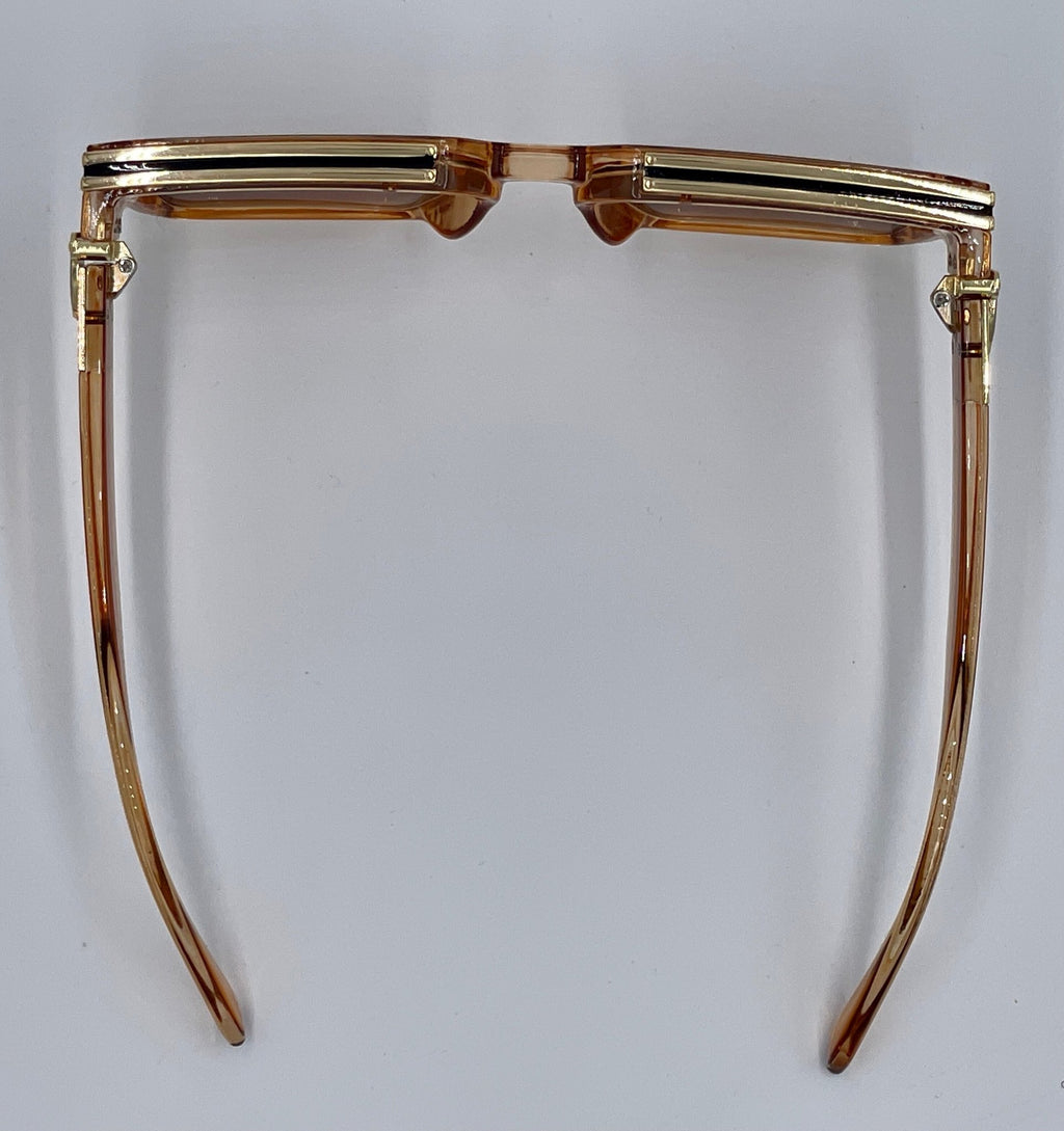 Retro Square Trillionaire Thick Frame Fashion Sunglasses - Stonk Shark Co.