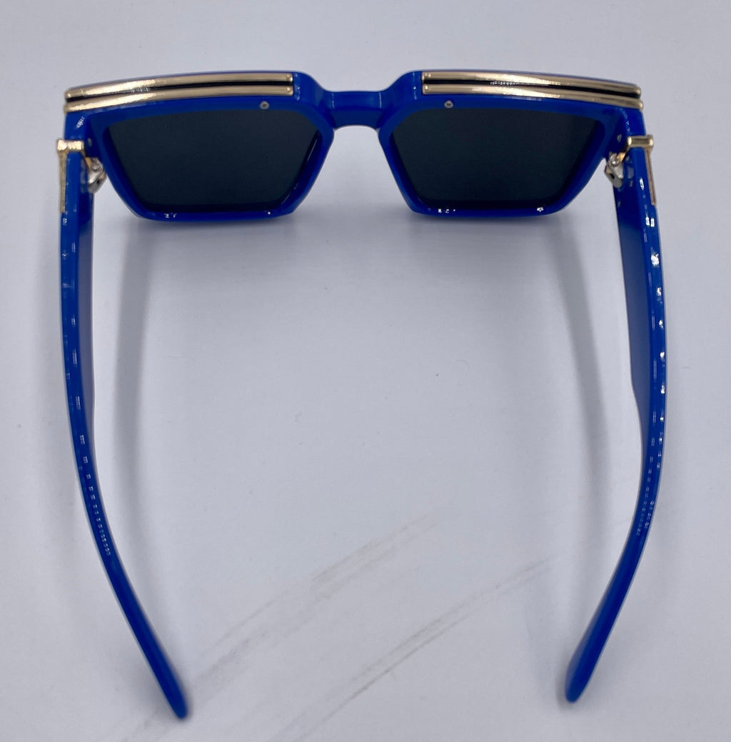 Retro Square Trillionaire Thick Frame Fashion Sunglasses - Stonk Shark Co.