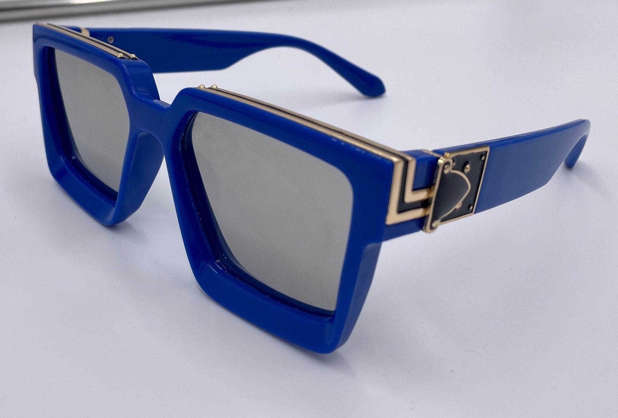 Retro Square Trillionaire Thick Frame Fashion Sunglasses - Stonk Shark Co.