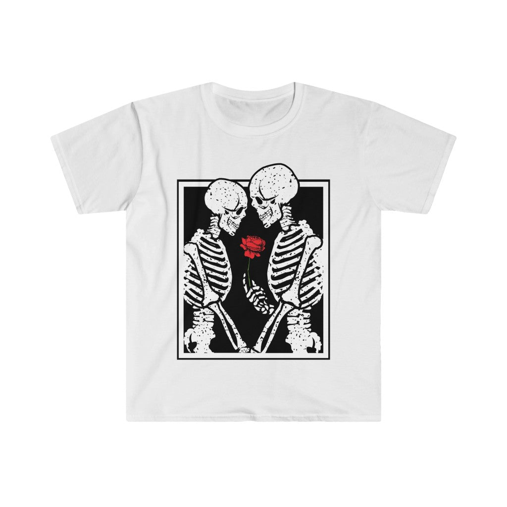Skull Couple "SkullMates" Tee - Stonk Shark Co.