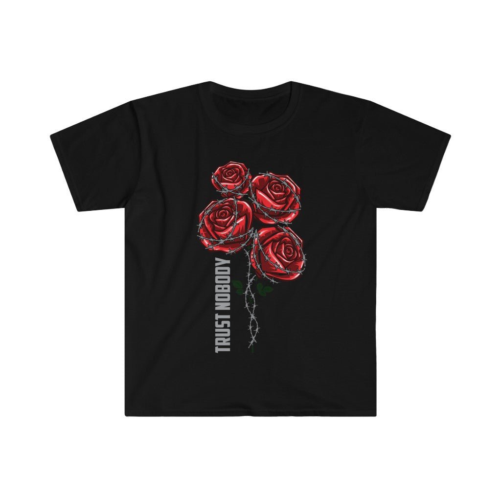 Trust Nobody Rose Pain, Tee - Stonk Shark Co.